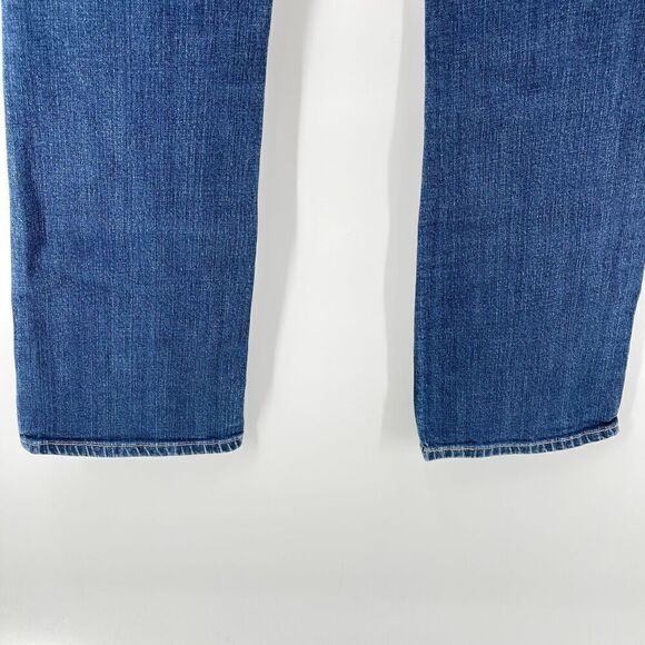 Levi's Blue Zip-fly button Straight Leg Jeans Size 4 Medium 545 - Picture 8 of 13